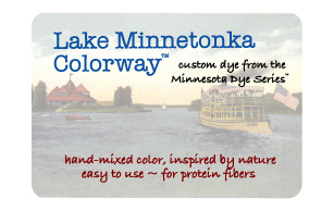 Image of Lake Minnetonka Colorway Dye Tin Label